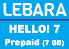 Lebara Hello! 7 Prepaid (Allnet Flat mit 7 GB) - keine Vertragsbindung