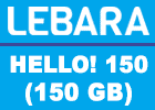 Lebara HELLO! 150 (Allnet Flat mit 150 GB)