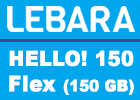 Lebara Hello! 150 Flex (Allnet Flat mit 150 GB) - monatlich kündbar